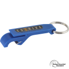 Keyring Bottle Opener GRS Recycled - Blue