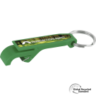 Keyring Bottle Opener GRS Recycled - Green
