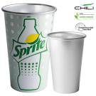 KOP GRS Recycled 450ml Aluminium Cup by Chili - Silver