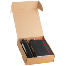 Onboarding Gift Set 14 - A5 Notebook, Flip Cap Aluminium Bottle, Metal Soft Feel Pen
