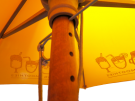 2.5m Round Wooden Parasol