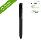 Quatro 4-in-1 GRS Recycled Ballpen with Sleeve - by Chili Concept