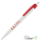 Supersaver Click GRS Recycled Plastic Ballpen - Red