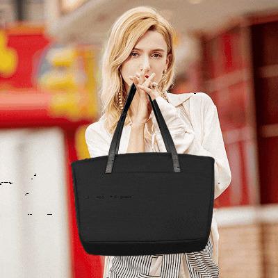 Trend tote bag with laptop pouch