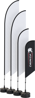 Angled Flag Kit - Medium (3.4m)  - Double Sided