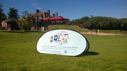 Pop Out Banner - Oval - Medium (2m x 1m) Double Sided