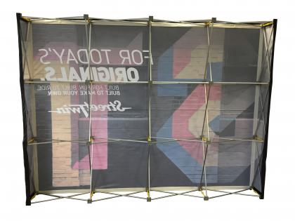 Textile Hop Up Back Drop Display Stand (3x3) kit