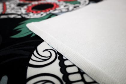 Beach Towel Promotional Double Faced Polyester Top & Cotton Back Single Sided Print 70cm x 140cm