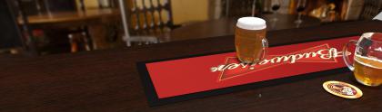 Bar Runner/Counter Mat (88 x 25cm) Black Border