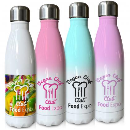Branded Bowling Pin Water Bottle (Full Colour)