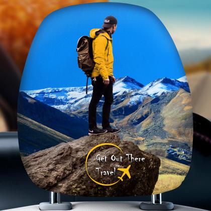 Branded Car Headrest Covers (Full Colour)