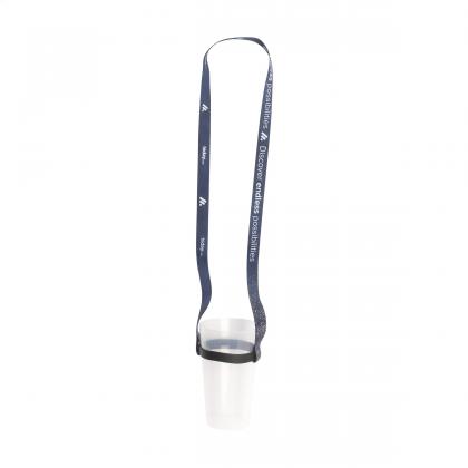 Lanyard Sublimation RPET 1.5 cm with Cup holder