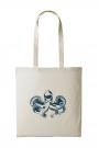 5oz Natural reusable cotton shopper tote bag