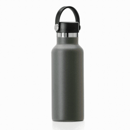 Santos recycled gun metal grey 500ml insulated bottle