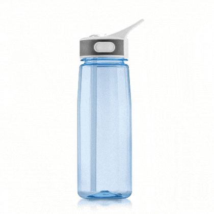 Aqua light blue 800ml sports water bottle