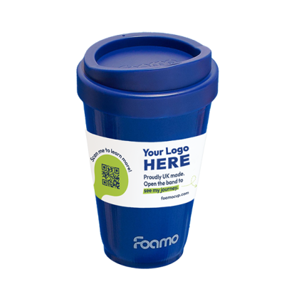 Foamo Coffee Cup with Custom Belly Band