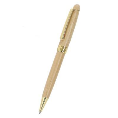 Bamboo ball pen in case