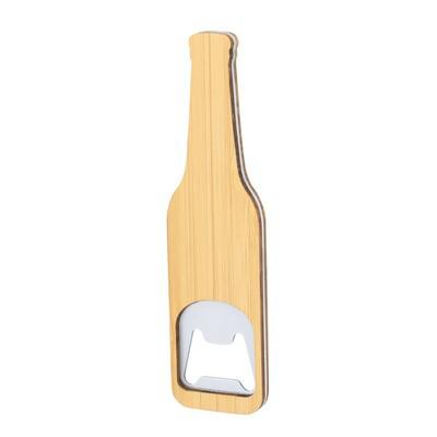 Bamboo bottle opener