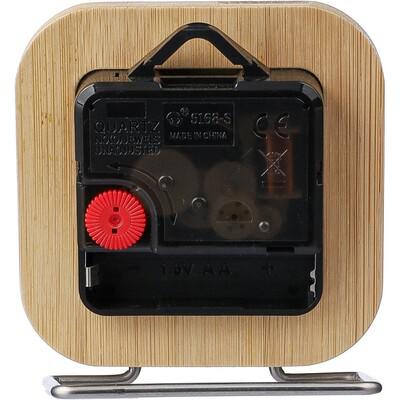 Bamboo desk clock