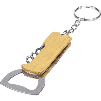 Bamboo keyring 3 in 1,