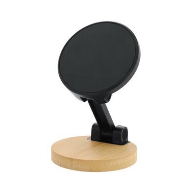 Bamboo magnetic phone holder
