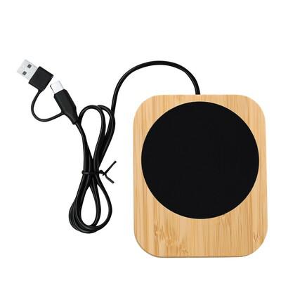 Bamboo mug warmer