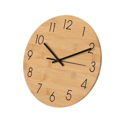 Bamboo wall clock