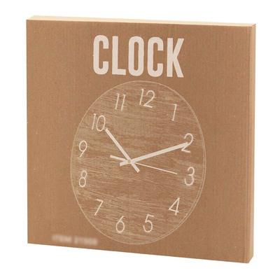 Bamboo wall clock