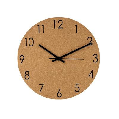 Cork wall clock