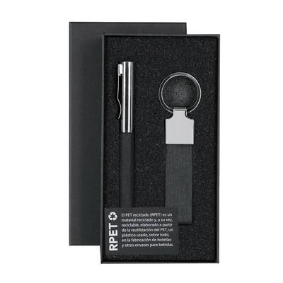 Gift set, keyring, ball pen, gift box