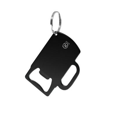 Keyring, recycled aluminium bottle opener