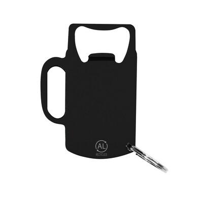 Keyring, recycled aluminium bottle opener