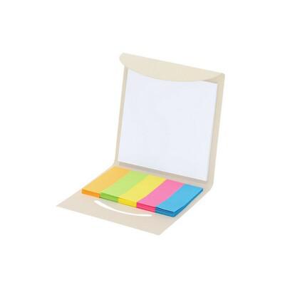 Memo holder, sticky notes, made from recycled milk cartons