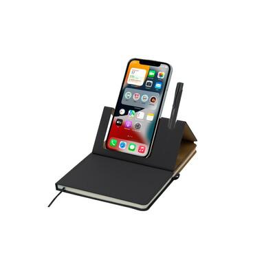 Notebook approx. A5, phone stand