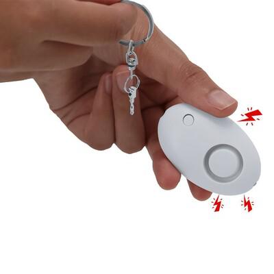 Personal alarm, keyring, LED light