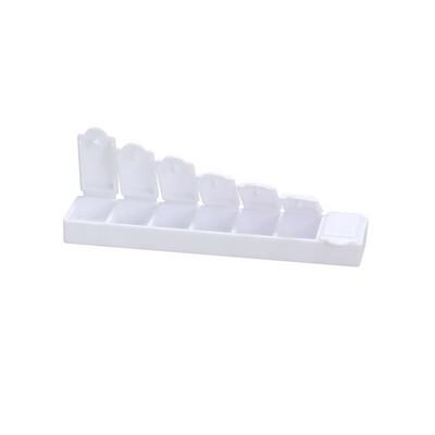 Pill box with 7 compartments