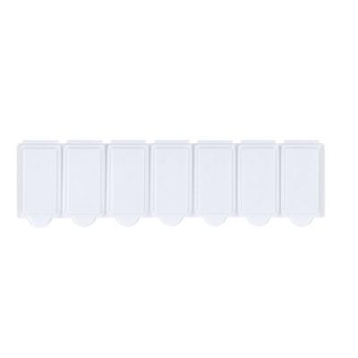 Pill box with 7 compartments