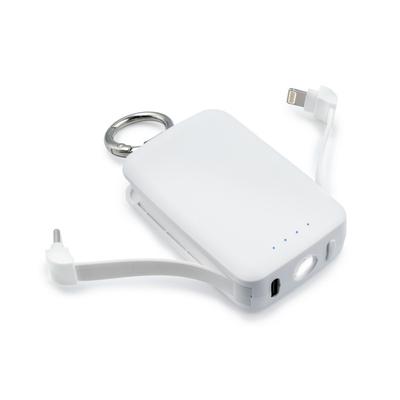 Power bank 4000 mAh, carabiner and 1W light | Dimetrice