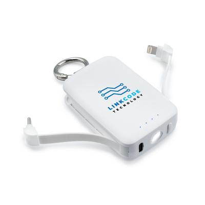 Power bank 4000 mAh, carabiner and 1W light | Dimetrice