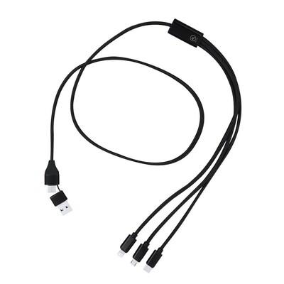 Recycled aluminium charging cable