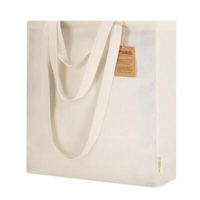 Recycled cotton shopping bag