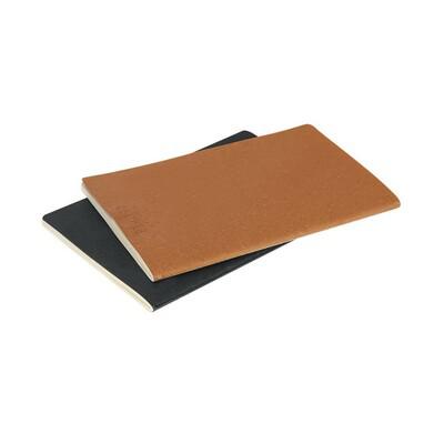 Recycled leather notebook approx. A5