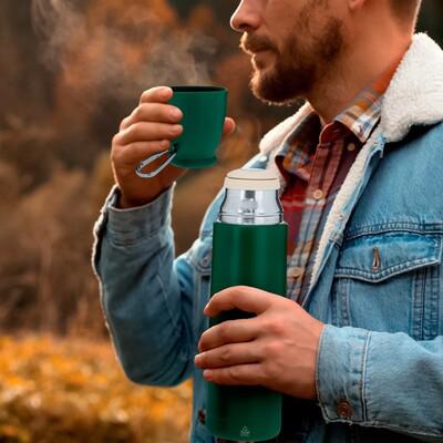 Recycled stainless steel thermos 500 ml