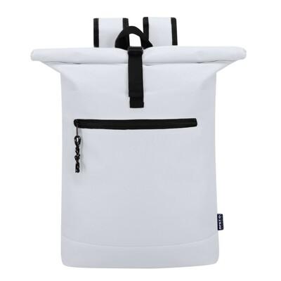 RPET roll top laptop backpack 15"