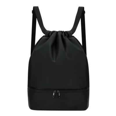 String bag with wide straps