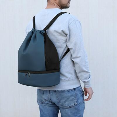 String bag with wide straps