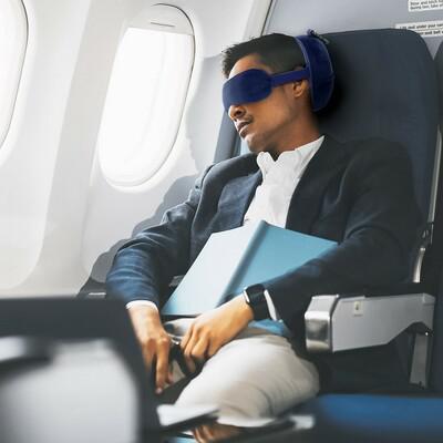 Travel pillow, eye mask