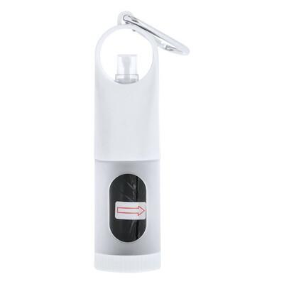 Waste bag dispenser for dog excrements, hand gel 30 ml