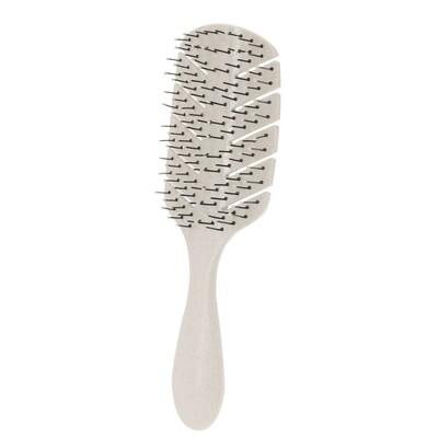 Wheat straw hairbrush