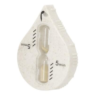 Wheat straw shower timer